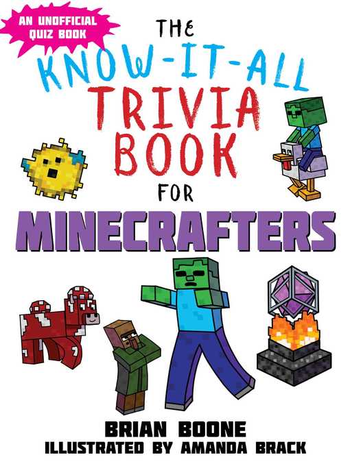 Title details for Know-It-All Trivia Book for Minecrafters by Brian Boone - Wait list